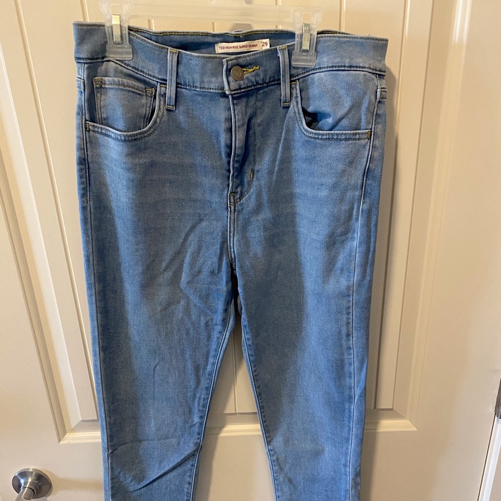 High rise super skinny Levi’s